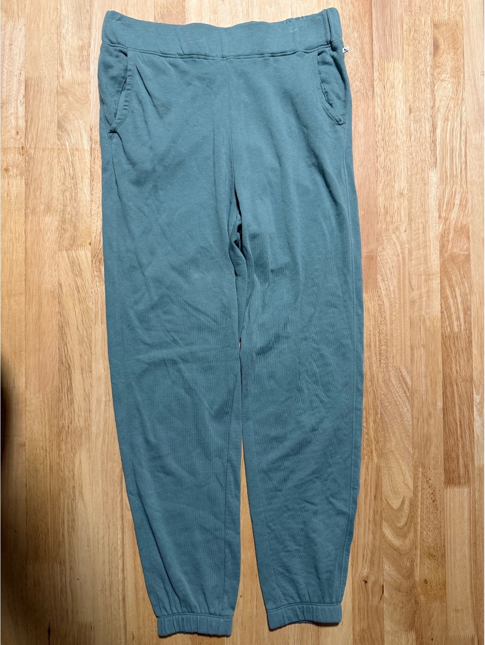 Eddie Bauer Women’s Medium Sage Green 100% Cotton Pull On Jogger Sweatpants